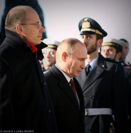Putin a Trieste con Enrico Letta 26 novembre 2013