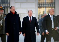 Putin a Trieste con Enrico Letta 26 novembre 2013