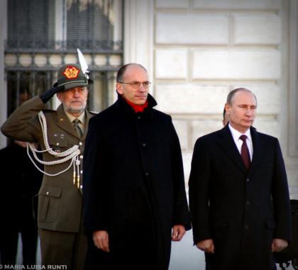 Putin a Trieste con Enrico Letta 26 novembre 2013