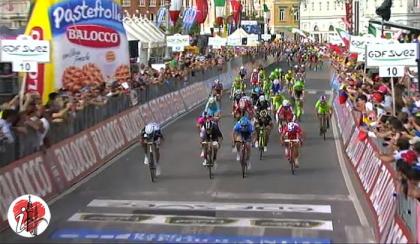 arrivo in volata giro d italia