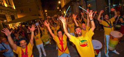 banda berimbau a trieste agosto 2012