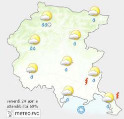 cartina meteo 24-04-2015