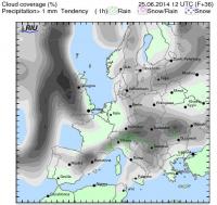 cartina meteo 25-06-2014