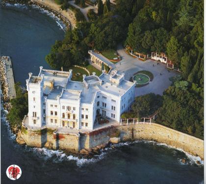 castello miramare dall alto