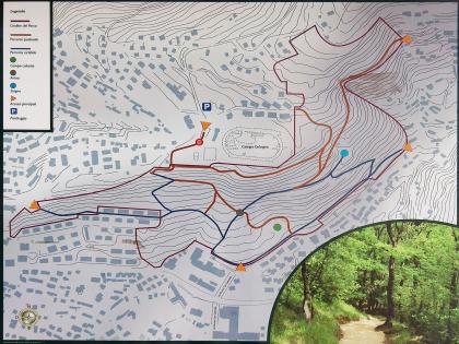 parco villa giulia mappa