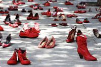 scarpe contro violenza