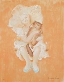 2-leonor-fini-jeune-femme-au-chat