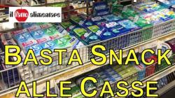 basta snack alle casse